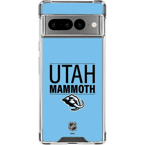 NHL Utah Mammoth Line-Up Series Google Pixel 7 Pro Clear Case